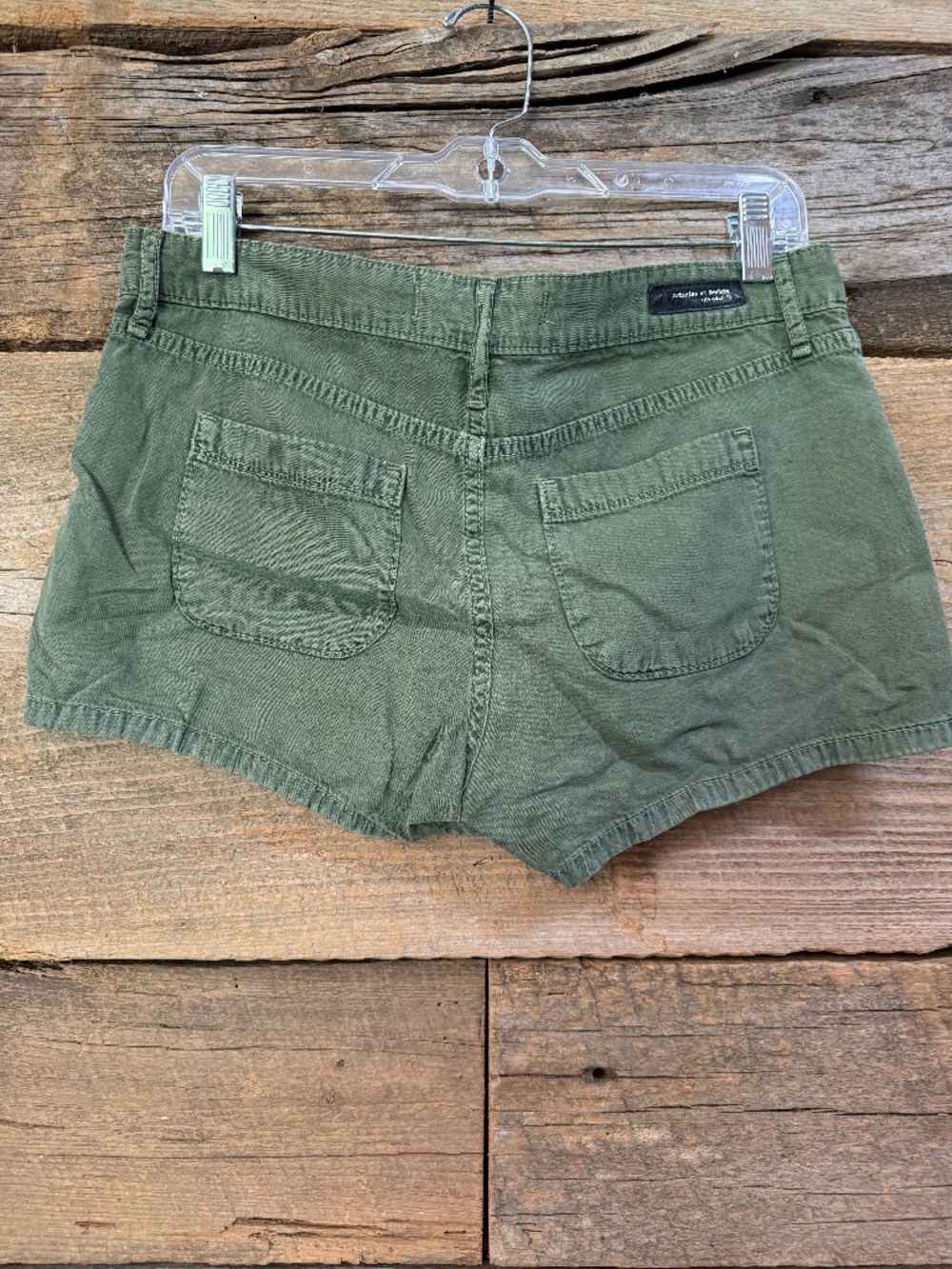 Articles of Society Belle shorts, army green, 26 - Picture 4 of 10